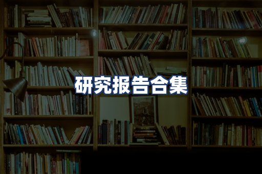 研究报告合集
